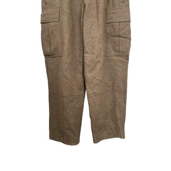Vintage German Serios Field Pants Military Wool Cargo Size 33 X 29 - Picture 7 of 16